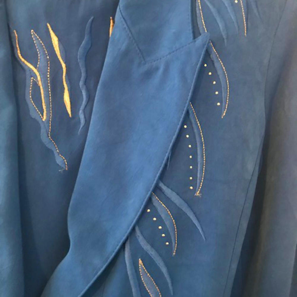 VINTAGE 80's "City Girl Sport" Jacket, Top and midi length skirt